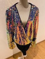 Glitter body, Kleding | Dames, Topjes, Ophalen, Zo goed als nieuw, Maat 42/44 (L), Roze