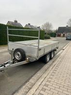 Aanhanwagen bw trailer 3,5T 3,3mx1,8m incl oprijrampen 2,85t, Auto diversen, Aanhangers en Bagagewagens, Ophalen, Gebruikt