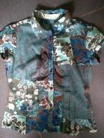 bloesjes korte mouw(pepe jeans 72,spirituel..)fuchsia,zwart, Kleding | Dames, Maat 38/40 (M), Zwart, Ophalen of Verzenden, Korte mouw