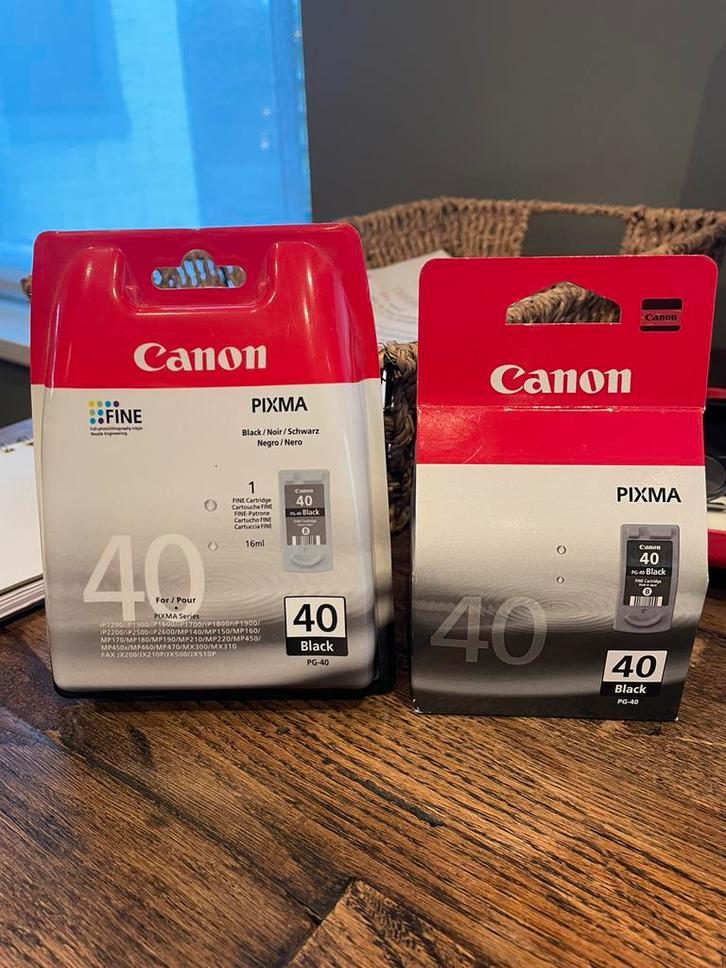 Canon PG-40 (2 stuks), Computers en Software, Printerbenodigdheden, Cartridge, Ophalen