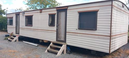 Grote stacaravan 3 slaapkamers, 12x4m (48m²), Caravans en Kamperen, Stacaravans, Ophalen
