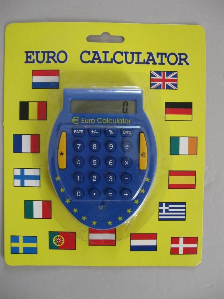 EUROCALCULATOR – NIEUW – IN VERPAKKING, Verzamelen, Overige Verzamelen, Nieuw, Ophalen of Verzenden
