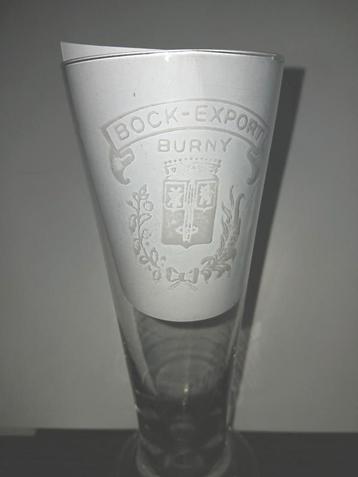 Verre Bock-Export Burny, Enlèvement ou Envoi, Comme neuf, Verre ou Verres, Autres marques