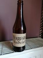 Oude gezeefdrukte bierfles Rochefort., Ophalen of Verzenden, Gebruikt