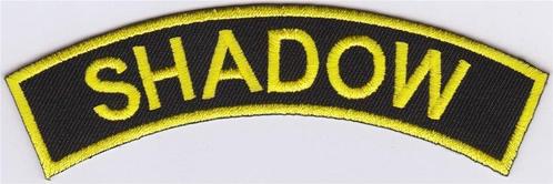 Shadow stoffen opstrijk patch, Motoren, Accessoires | Overige, Nieuw, Verzenden