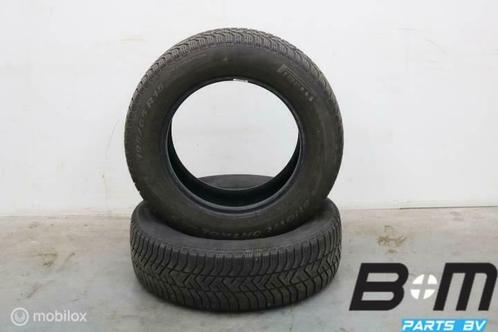 2 x 1956515 91T Pirelli SnowControl W190 met 4.5mm 195 65 15, Auto-onderdelen, Banden en Velgen, Gebruikt