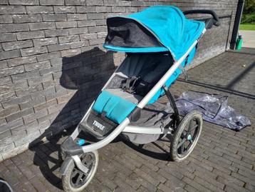 Thule Urban Glide buggy blue, Enlèvement, Utilisé, Autres marques, Ombrelle