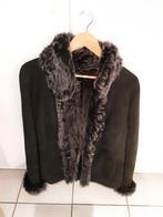 Vintage  suède  damesjas ! Merk richa SUPERWARM, Ophalen, Zwart