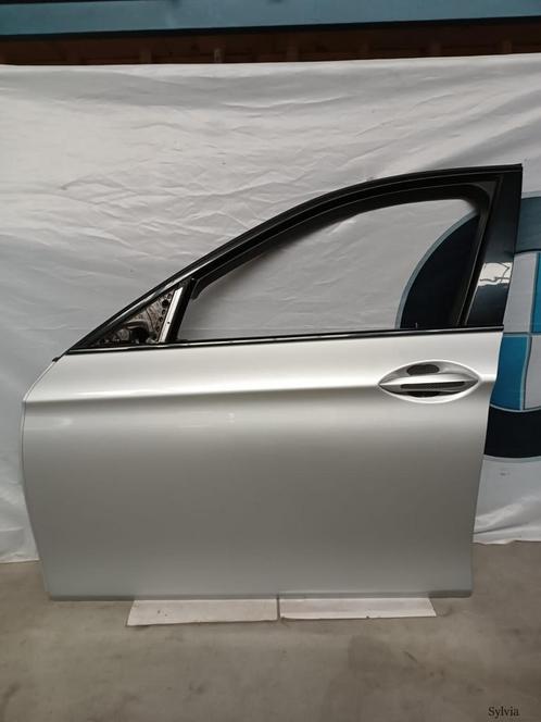 Links voor deur portier BMW 5 serie  F10 F11 F18  Titansilve, Auto-onderdelen, Carrosserie, Deur, Gebruikt, Ophalen of Verzenden