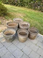 Pots de fleurs en terre cuite, Ophalen, Gebruikt, Rond, Overige materialen