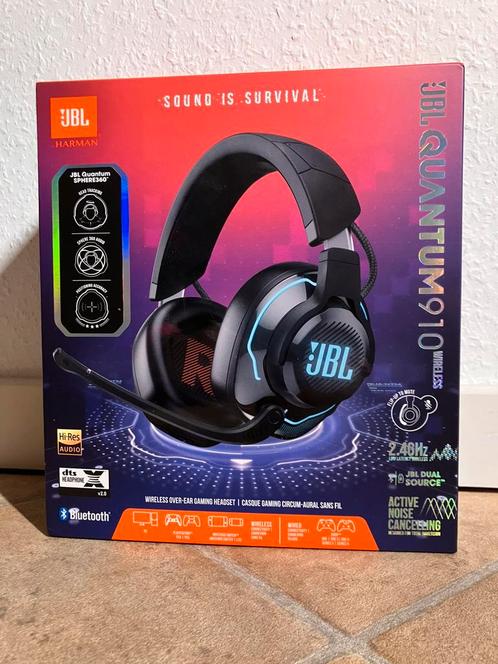 JBL Quantum 910, Audio, Tv en Foto, Hoofdtelefoons, Nieuw, Op oor (supra aural), Overige merken, Draadloos, Bluetooth, Ophalen