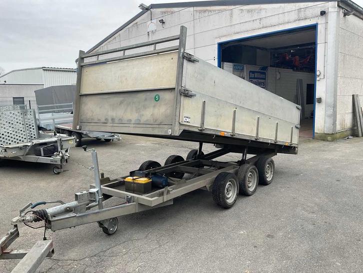 Remorque Tipper Delvan REM3500/3 2009, Autos : Divers, Remorques, Utilisé