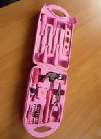 Roze gereedschapskoffer doos Werkzeugkoffer Tussi on Tour, Doe-het-zelf en Bouw, Ophalen of Verzenden