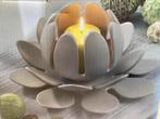 Lotus bloem  decoratie set 3 delig NIEUW, Huis en Inrichting, Woonaccessoires | Kandelaars en Kaarsen, Ophalen