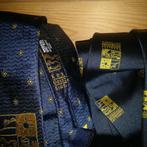 2 nouvelles cravates Koksijde-Oostduinkerke-St Idesbald soie, Bleu, À motif, Enlèvement ou Envoi, Neuf
