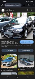 Recherche ik zoek audi s3 8p facelift, Auto's, Audi, S3, Zwart, Zwart, Particulier