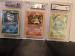 Charizard 8.5 / Blastoise  8.5 / Venusaur  8, Hobby en Vrije tijd, Ophalen of Verzenden, Nieuw, Losse kaart