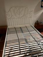 Wit bedframe ikea 140x200, Ophalen, Zo goed als nieuw, Wit