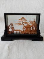Art chinois présentoir/vitré en bois liège des années 1970s, Antiquités & Art, Enlèvement ou Envoi