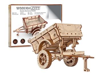 3D Houten Puzzel Trailer for 4x4 Car - DIY Wood Builds beschikbaar voor biedingen