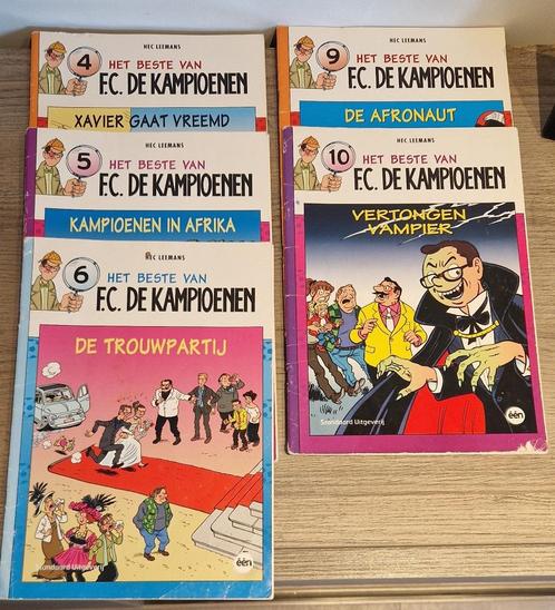 5 strips FC De Kampioenen, Boeken, Stripverhalen, Gelezen, Meerdere stripboeken, Ophalen of Verzenden
