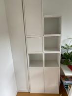 Eket witte wandkasten, Ophalen, Overige materialen, Zo goed als nieuw, Minder dan 150 cm