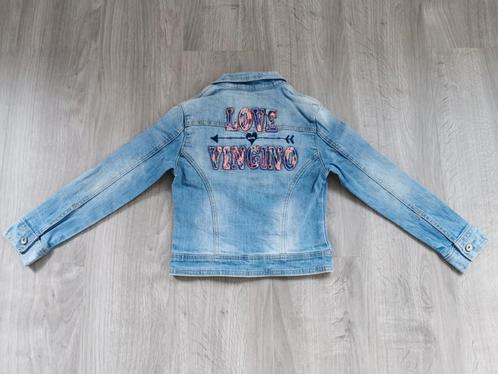 Jeans vestje Vingino - maat 128, Kinderen en Baby's, Kinderkleding | Maat 128, Gebruikt, Meisje, Jas, Ophalen of Verzenden