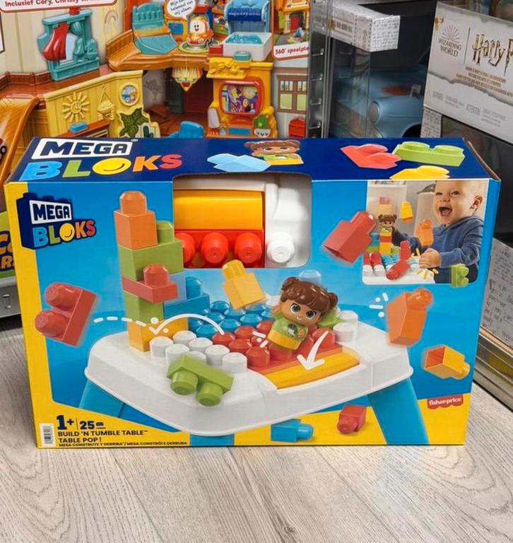 Table de Fisher-Price MEGA Bloks Blocs construction, Enfants & Bébés, Jouets | Fisher-Price, Neuf, Set de jeu, Enlèvement ou Envoi
