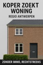 Koper zoekt woning in regio Antwerpen, Immo, Overige soorten, 3 kamers, Antwerpen (stad)