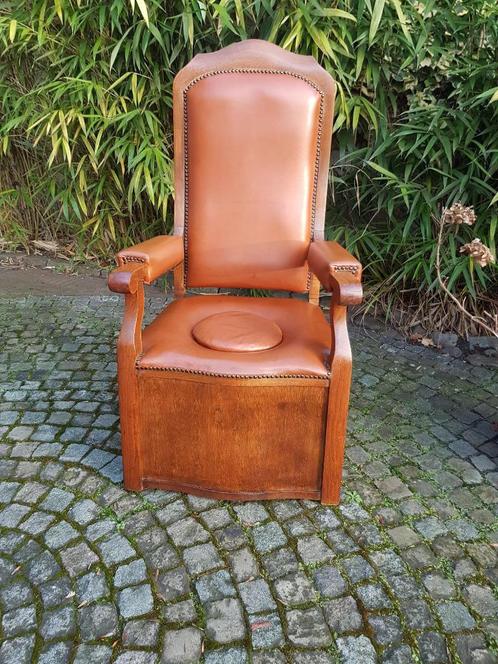 Antieke Po-Stoel, model Voltaire, Antiek en Kunst, Antiek | Meubels | Stoelen en Sofa's, Ophalen