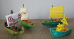 4 Miniatuur schepen (Kindersurprise jaren '90), Verzamelen, Gebruikt, Ophalen of Verzenden