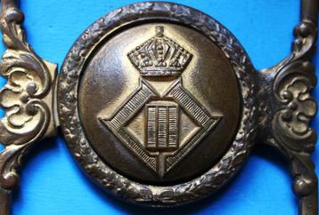 Bronzen koppelslot Militaire Centuur ~~ Leopold III ~~