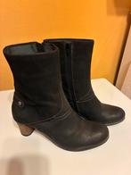 Enkellaarsjes zwart nubuck  leder met rits, Ophalen of Verzenden, Zwart