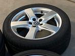 Mooie sportive velgen 5x100 polo, ibiza,fabia,audi A1, Ophalen, Gebruikt, 16 inch, Band(en)