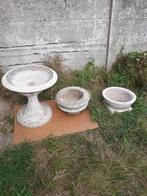 3 antieke betonnen plantenbakken, Tuin en Terras, Ophalen, Zo goed als nieuw