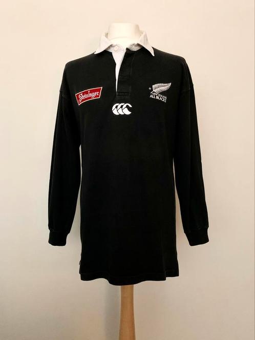 New Zealand All Blacks 90s Canterbury Steinlager rugby shirt, Sports & Fitness, Rugby, Utilisé, Vêtements