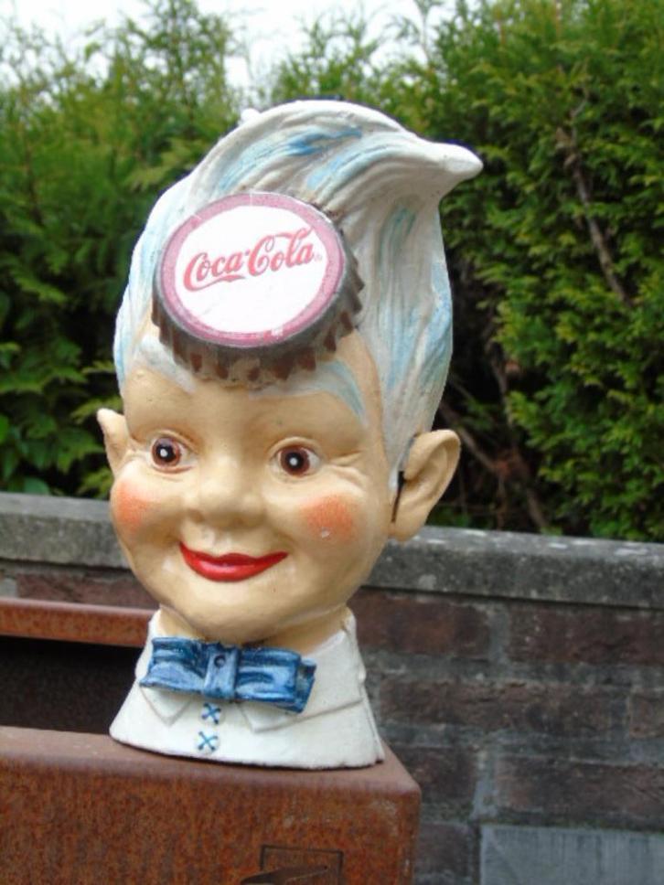 coca cola spaarpot in gietijzer van Colors..., Verzamelen, Spaarpotten, Nieuw, Object of Gebouw, Metaal of Blik, Ophalen