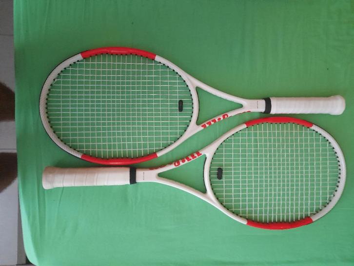 tennisrackets wilson al dan niet met tenniszak, Sport en Fitness, Tennis, Zo goed als nieuw, Racket, Wilson, L4, Ophalen of Verzenden