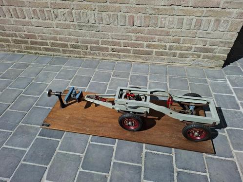Antiek groot schaalmodel aanhangwagen, Antiek en Kunst, Curiosa en Brocante, Ophalen