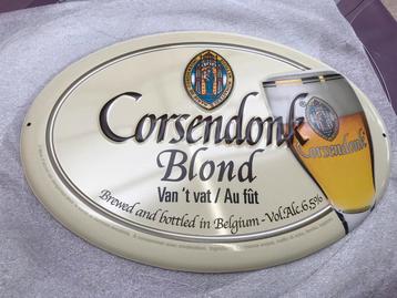 Corsendonk blond reclamebord+sleutelhanger/stoppentrekker beschikbaar voor biedingen