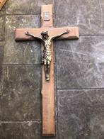 Houten kruisbeeld (50cm), Antiek en Kunst, Ophalen of Verzenden