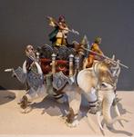 Schleich  Krijgsolifant 70063 & 42079, Collections, Jouets miniatures, Comme neuf, Enlèvement ou Envoi