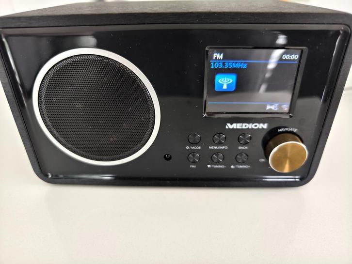 bluetooth wifi lan internet radio speaker (nieuwstaat), Audio, Tv en Foto, Radio's, Zo goed als nieuw, Radio, Ophalen of Verzenden