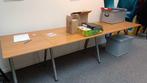 Ikea Galant lange bureau - beuk, Maison & Meubles, Enlèvement, Utilisé, Bureau