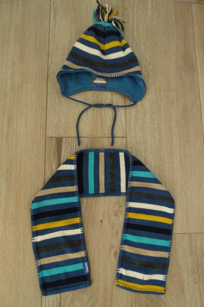 Set wintermuts & sjaal Barts maat 47 cm, Kinderen en Baby's, Kinderkleding | Mutsen, Sjaals en Handschoenen, Gebruikt, Setje, Ophalen of Verzenden