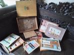Lot de 6 kits de jouets anciens en bois, à bloquer, Antiquités & Art, Envoi