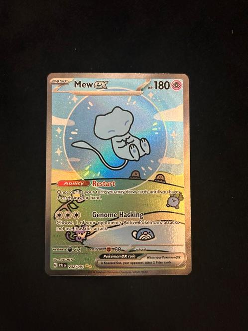 Mew ex #232 (Bubble Mew), Hobby en Vrije tijd, Verzamelkaartspellen | Pokémon, Zo goed als nieuw, Ophalen of Verzenden