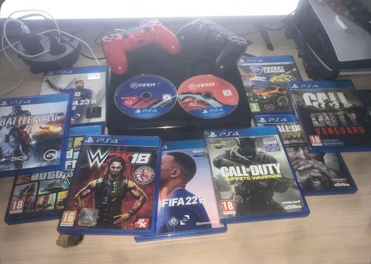 Te koop: PS4 Slim in goede staat, met 11 games., Verzamelen, Star Wars, Zo goed als nieuw, Ophalen
