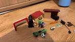 Playmobil jongerje met speelgoed/honden met hok, Kinderen en Baby's, Ophalen of Verzenden, Gebruikt, Los Playmobil