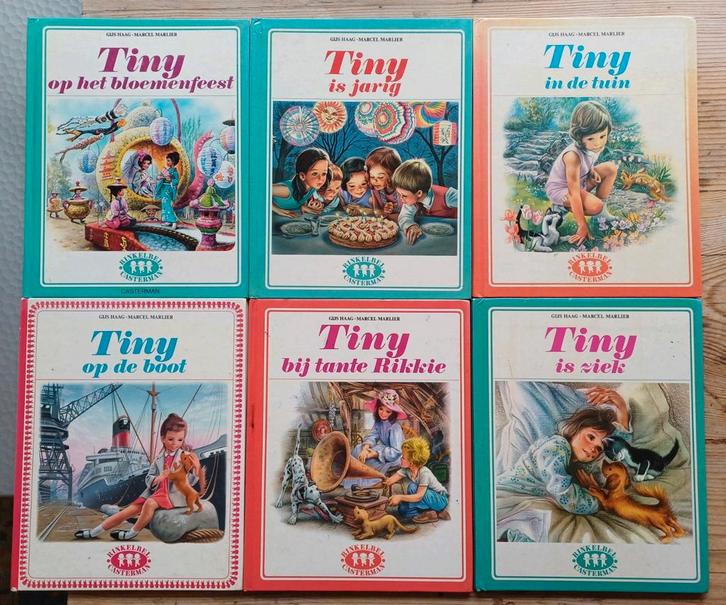 Lot oude vintage Tiny boeken - jaren '50, '60,'70 - 16 stuks, Antiek en Kunst, Antiek | Boeken en Manuscripten, Ophalen of Verzenden